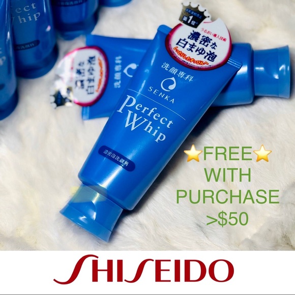 FREE w/ PURCHASE NWT✨Shiseido✨Senka Whip Cleanser - Picture 1 of 7